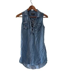 Bebe denim dress size xs
